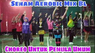 senam aerobic mix bl untuk pemula umum musik rhythm