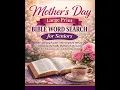 The Perfect Mother s Day Gift for Christian Moms Grandmas Large Print Bible Word Search