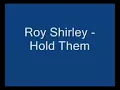 Roy Shirley   Hold Them