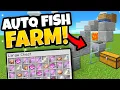 EASIEST Automatic AFK Fish Farm Tutorial Java Bedrock - Minecraft 1 20