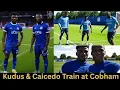 Download Lagu Kudus \u0026 Caicedo TRAIN TOGETHER at Cobham?! 😱 Chelsea Fans STUNNED by Shock Midfield Link-Up! 🔥🔵