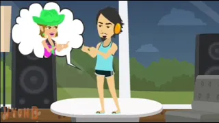 هههههههه      على اغنيه ندال ندال ندال والله مفيكم ندال     دندنها