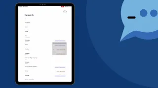 Demo of Reach by Tarjimly Tablet Smartphone app