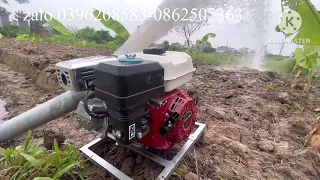 chuyển đổi đầu bơm 110 lên máy xăng  chỉ 5 phút 0862505363-0396208583