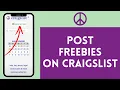 How to Post Freebies on Craigslist 2026