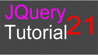 JQuery Tutorial for Beginners - 21