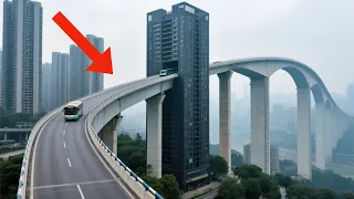 搭巴士穿越重慶最瘋狂的 30 層立交橋