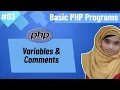 Basic PHP Programs Bangla Part-3 PHP Variables Comments
