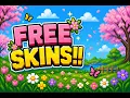 FREE SKINS for pixel strike 3D spring present