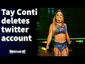 AEW star Tay Conti Deletes Her Twitter Account