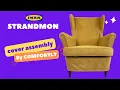 COMFORTLY IKEA Strandmon Armchair Slipcovers - Assembly