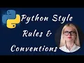 python style rules and conventions