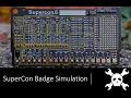 HackaDay SuperCon Badge Simulation