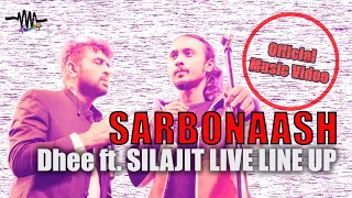 dhee sarbonaash silajit live line up bengali rock song music video silajit tv