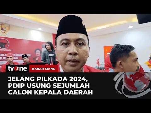 DPD PDIP Kaltim Mengumumkan Rekomendasi Calon Kepala Daerah