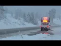 Snow falls upon Northern California Sierra after long stretch of dry weather