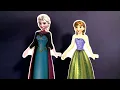 Disney Frozen Elsa Dress Up Magnetic Wooden Doll Princess Anna Coronation Dress Muneca de madera