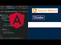 Angular Material - Divider