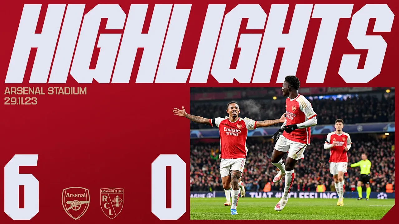 INTO THE UCL LAST 16! | Arsenal vs Lens (6-0) | Havertz ...