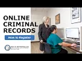 Criminal Records Portal Registration Guide