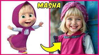 MASHA Et MICHKA Dans La VRAIE VIE Devine La VOIX 