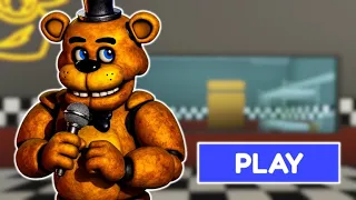 FREDDY'S PIZZERIA PRISON RUN! OBBY roblox Gameplay Walkthrough No Death 4K