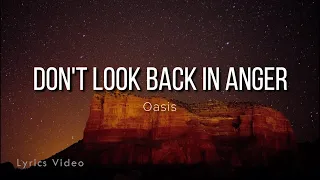 Download Oasis - Don't Look Back in Anger (Acoustic version - Lyrics video) MP3