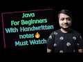 Java For beginners With Notes Java tutorial in Hindi Java by PythonEpoint