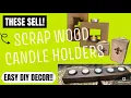 DIY Candle Holders from Scrap Wood 3 Creative Projects