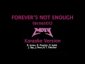 McFLY - Forever's Not Enough (acoustic) - [Karaoke Version]