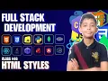 Html Inline Internal External Css Full Stack Web Development Full Course From Scratch Class