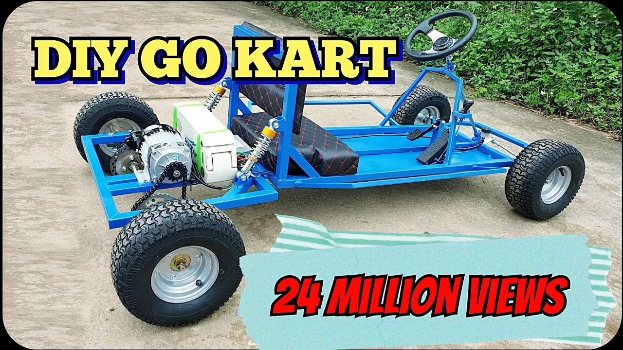 DIY Electric Go Kart v2 – Build Your Own 48V 500W E-Kart at Home