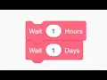 How To Make Wait Hours Wait Days Block on Scratch