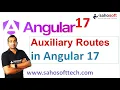 Auxiliary Routes in Angular 17 Named and Multiple Router-Outlets Angular 17 Tutorials in Hindi