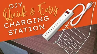 DIY Charging Station - Frugal Living Repurposing Hack