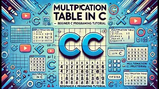 Multiplication Table in C Beginner C Programming Tutorial