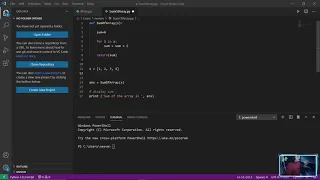 How to find the sum of an array in PYTHON