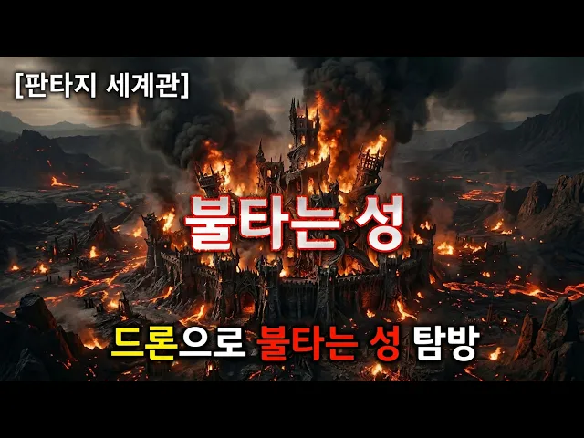 드론으로 불타는 성을 촬영 한다면?!