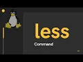 Linux less Command Hindi