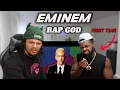 Lagu My Brother's First Time Hearing - Eminem Rap God (Reaction)