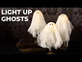 How to Make Light Up Ghosts in Minutes EASY Pottery Barn DIY
