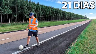 Crucé un País pateando una Pelota