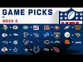 NFL Week 8 Game Picks