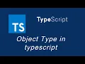 Typescript tutorial for beginners Object Type in typescript