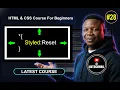 CSS Reset Styling Tutorial Fix Browser Default Styles Easily