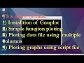 gnuplot Installation and graph plotting tutorial on Linux Ubuntu