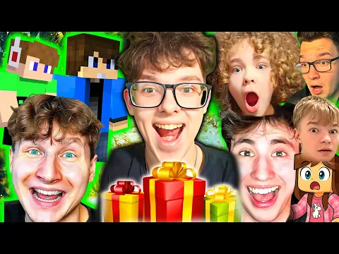 Video Thumbnail: MEGAJÁNDÉKOZTAM 8+1 MAGYAR YOUTUBERT KARÁCSONYRA!