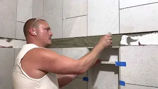 Installing accent tile Perfectly flat every time quick and easy feature stripe
