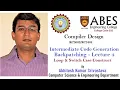 Intermediate code generation - Backpatching Lecture 4