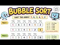 Example 2 Easy method to solve Bubble Sort Problem using Bubble Sort Algorithm in DSA
